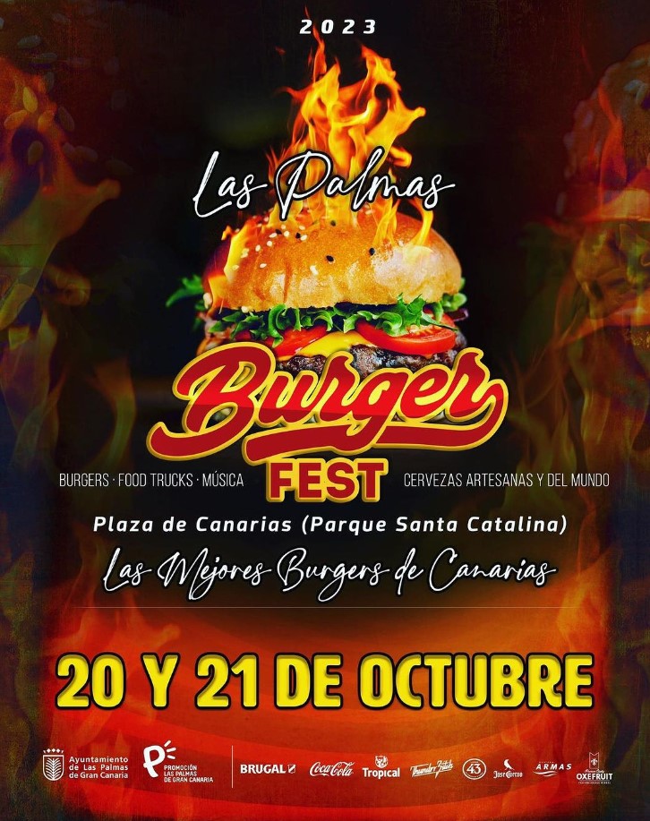 BURGER FEST LAS PALMAS 2023 VIRAL CANARIAS: 'Burgers' y buena